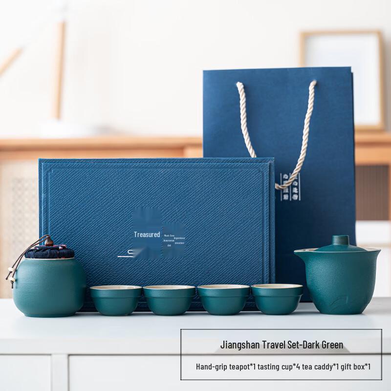 

Jun Shiqi Portable Ceramic Travel Tea Set