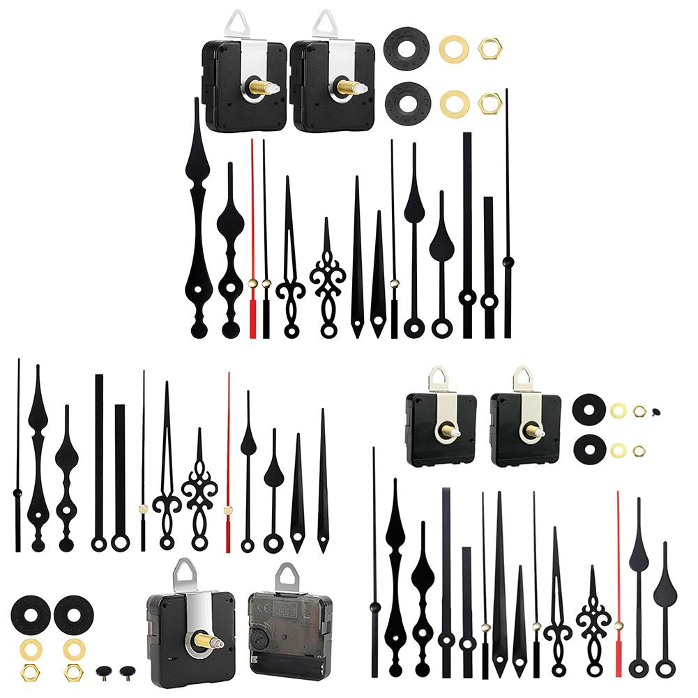 Sleek Design Clock Making Kit Includes Two Movements and Five Pointers