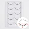 5 Paare/Packung Unterwimpern Klarer Band Weich Natürlich Untere Wimpern Handgemacht Untere Wimpern