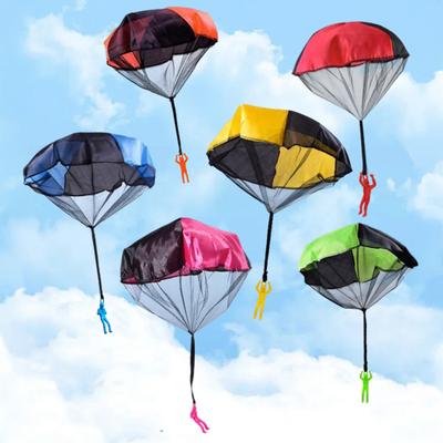 Parachute Toy with Soldier Figure Tangle-Free Kids Parachute for Outdoor Play Promotes Hand-Eye Coordination Easy Throw & Catch Parachute Toy