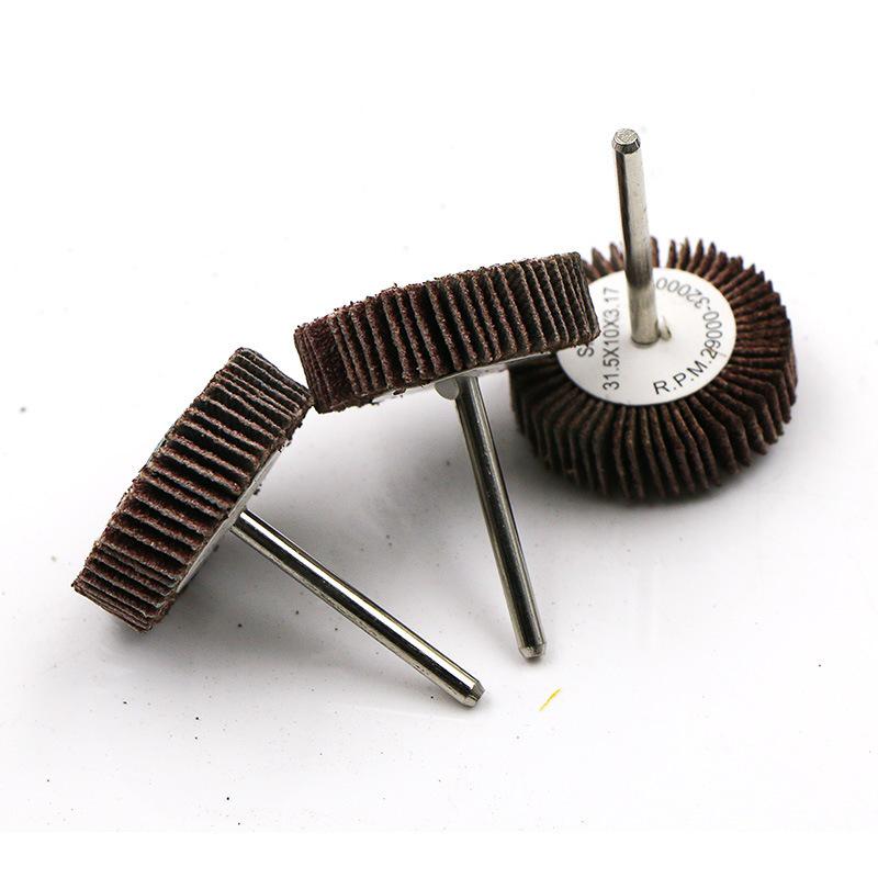 T-Handle Sandpaper Flap Wheel Grinding Head for Metal Woodworking and Polishing