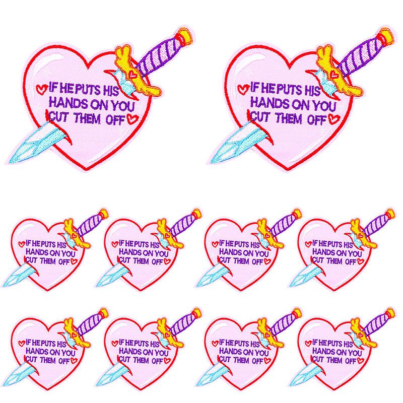 5 szt./Partie Księżyc Motyl Taśma Kwiat Haftowana Naszywka Kreskówkowe Naszywki Na Ubrania DIY Naszywki Do Naprasowywania Na Ubrania Naklejki Do Naszywania