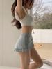 Korean Style Two-Piece Swimsuit: Perfect for Hot Springs, Beaches, Pools, and Water Parks—Conservative Design Bikini.