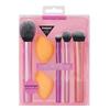 American RT 1407 Portable Makeup Brush Set: Blush, Foundation & Highlight Brushes
