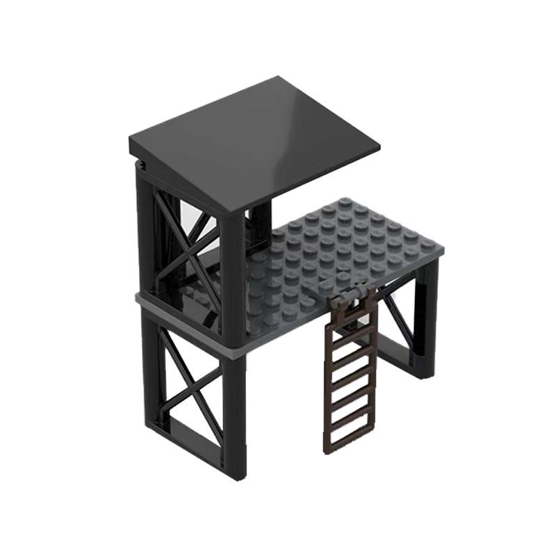 WWII Sentry Post Command Building Blocks Set