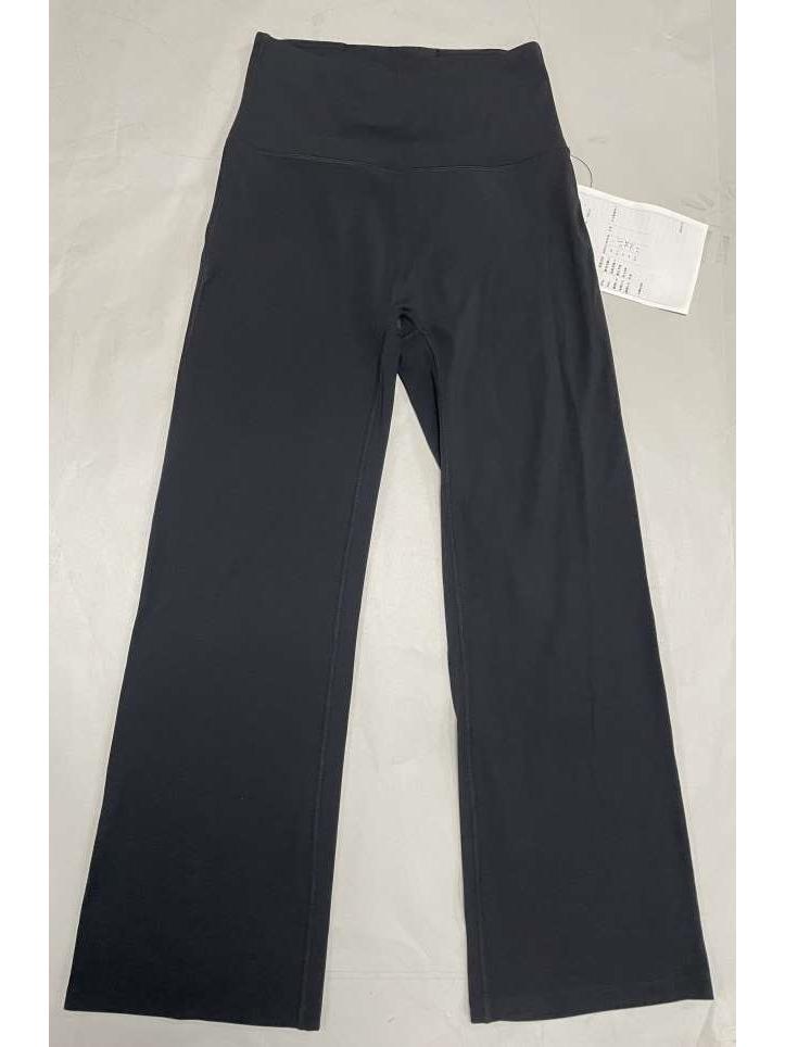 

Капри для йоги с высокой талией, персиково-нюдовые, микро-клеш - Женские летние эластичные спортивные брюки S