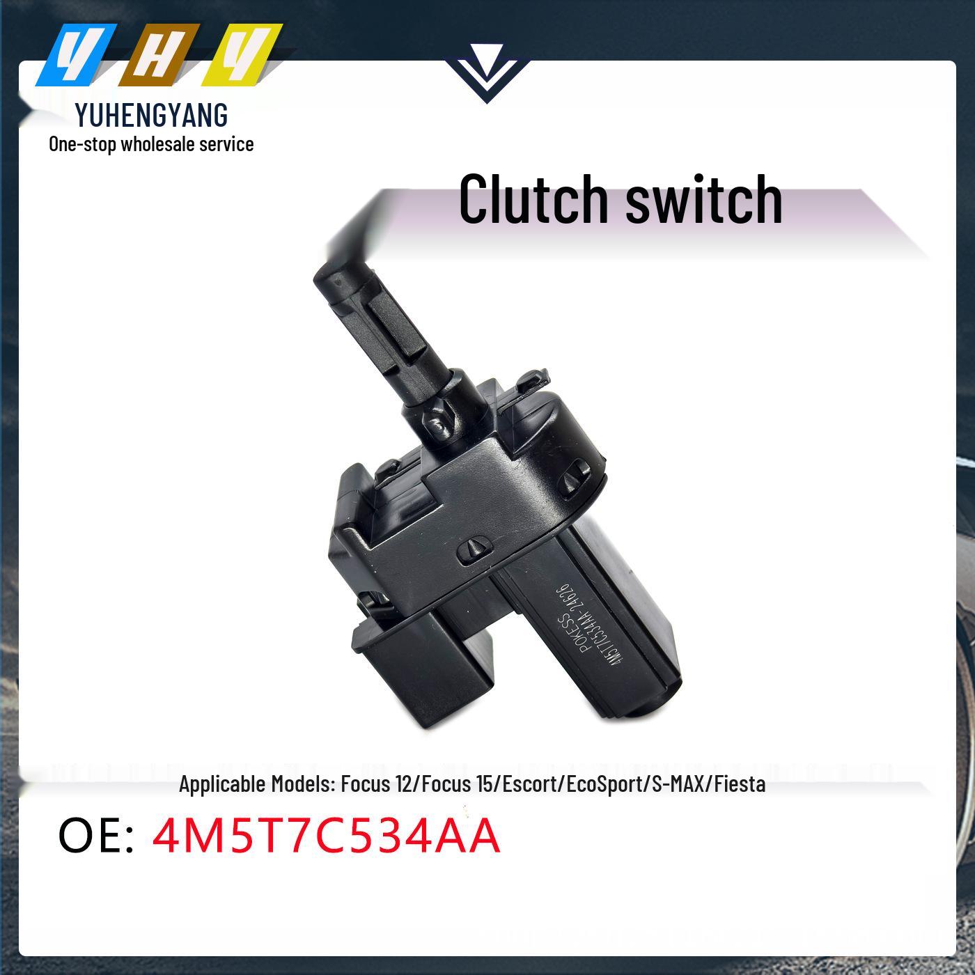 Compatible Clutch Switch for Focus 12/15, Escort, EcoSport - Part 4M5T-7C534-AA Vertical Dimension