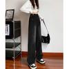 Fashion Niche Meat-covering Straight Jeans Women's Spring and Autumn New High-waisted Loose and Thin Wide-leg Pants