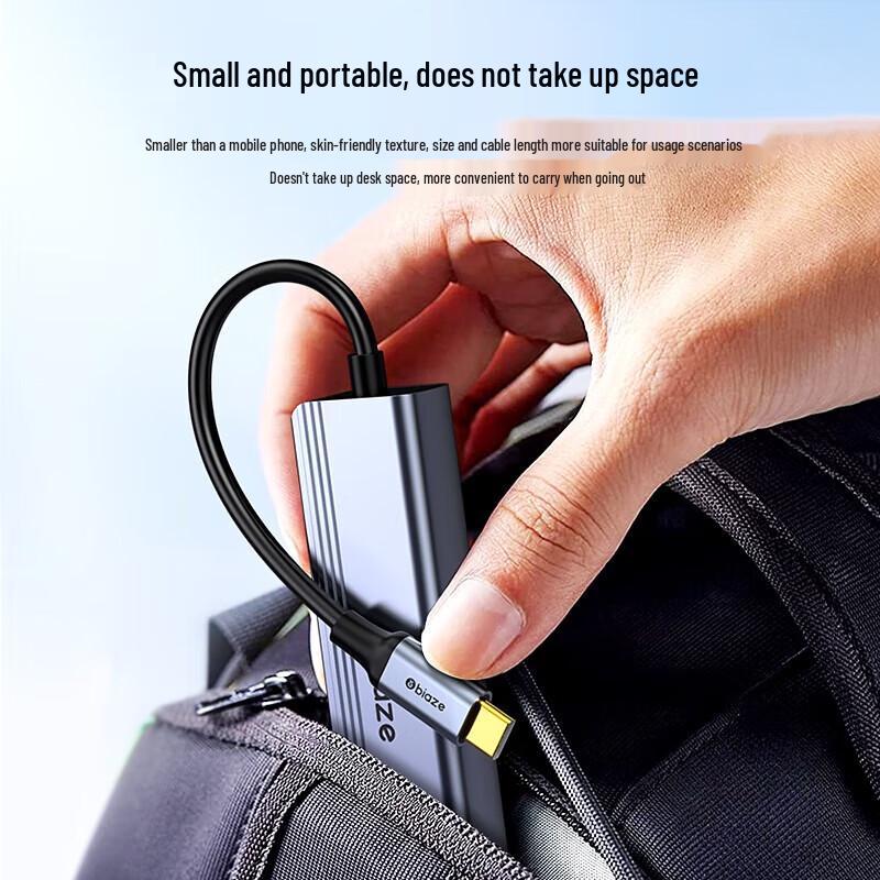 BIAZE Type-C 5-in-1 Hub with 4K HDMI & Ethernet