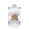 Cotton Swab & Cosmetic Storage Box - Transparent Acrylic Jewelry & Hairpin Organizer