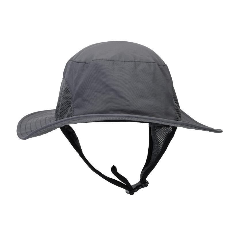 Sun hat men's outdoor riding windproof sun protection removable sun hat bucket hat women's anti-splashing big edge hat