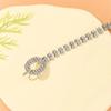 Silver Waist Chain Belt Rhinestone Decorative Belt Waistband Body Link Belts  for Wedding Party