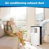 Flexible Air Conditioner Exhaust Hose With 5.9 Inch Diameter Portable AC Vent Duct Heat Dissipation Hose Steel Wire Telescopic