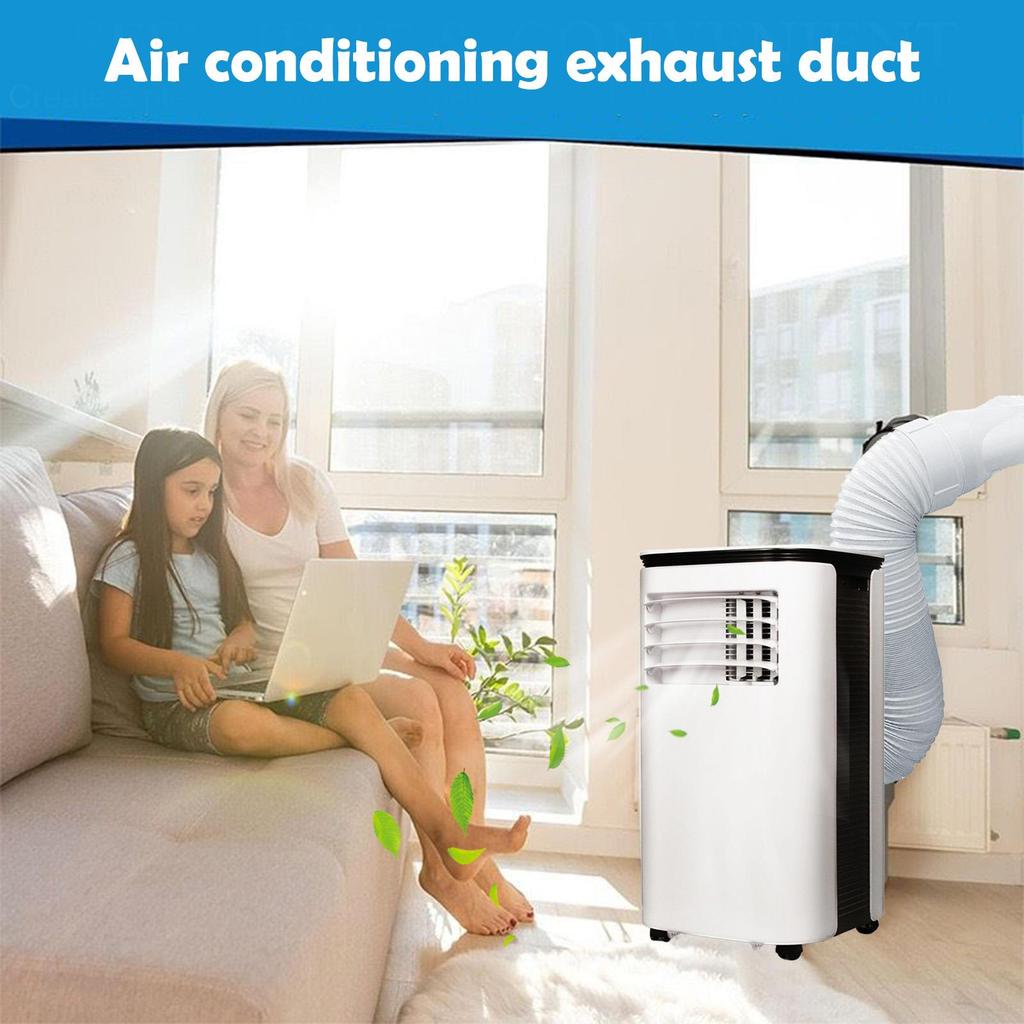 Flexible Air Conditioner Exhaust Hose With 5.9 Inch Diameter Portable AC Vent Duct Heat Dissipation Hose Steel Wire Telescopic