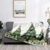 Home Decoration Plush Throw Sofa Blanket Bedspread Bed Fluffy Soft Blankets Decor Plaid Modern Halloween Merry Christmas Winter