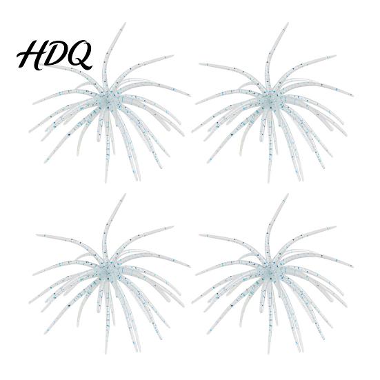 Sea Urchin Soft Baits for Bass Fishing Floating Lures Highly Elastic TPE Bionic Baits Lakes Flexible Realistic Tentacles Lures Trout Bluegill
