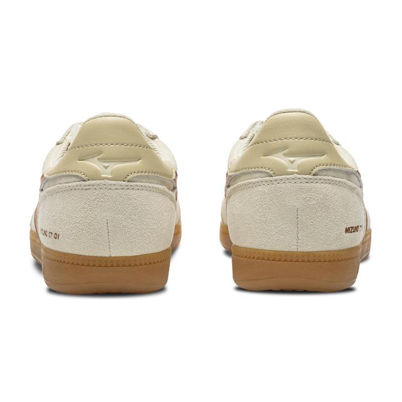 Mizuno CT 01 unisex low-top thin-sole retro versatile casual sneakers straw beige D1GH262706