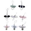 Stylish Angel Wing Phone Lanyard Punk Style Heart Pendant Backpack Decorations
