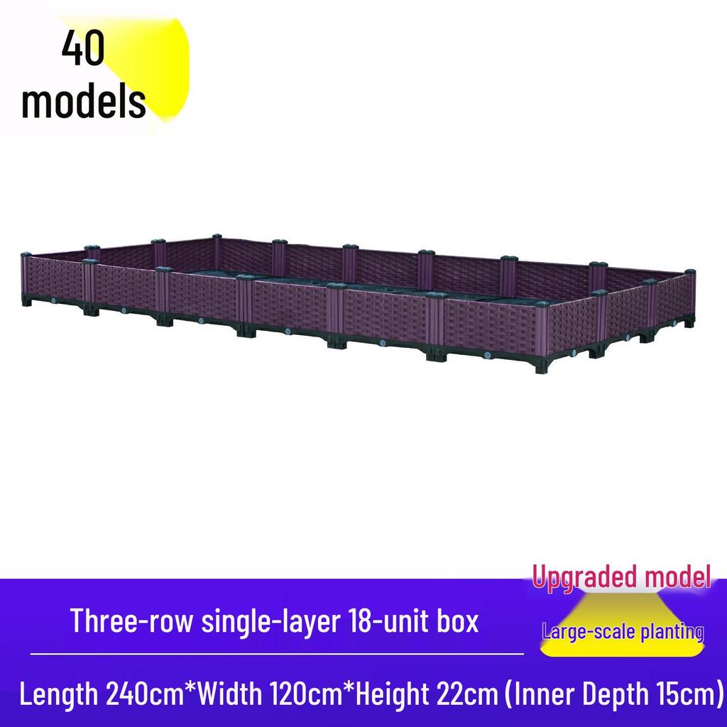 Extra Large Outdoor Balcony & Rooftop Vegetable Planter Box