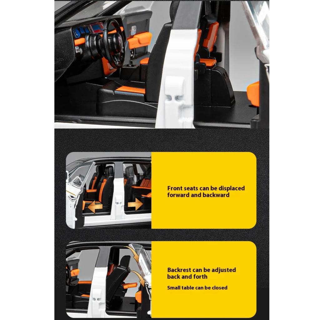 1/22 Scale Rolls Phantom Alloy Car Model Diecasts Metal Vehicles Collect Simulated Decorations Sound & Light Gifts for Kids