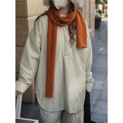 Winter Simple Quilted Shirt Casual Loose Comfortable Versatile Thick Shirt For Women