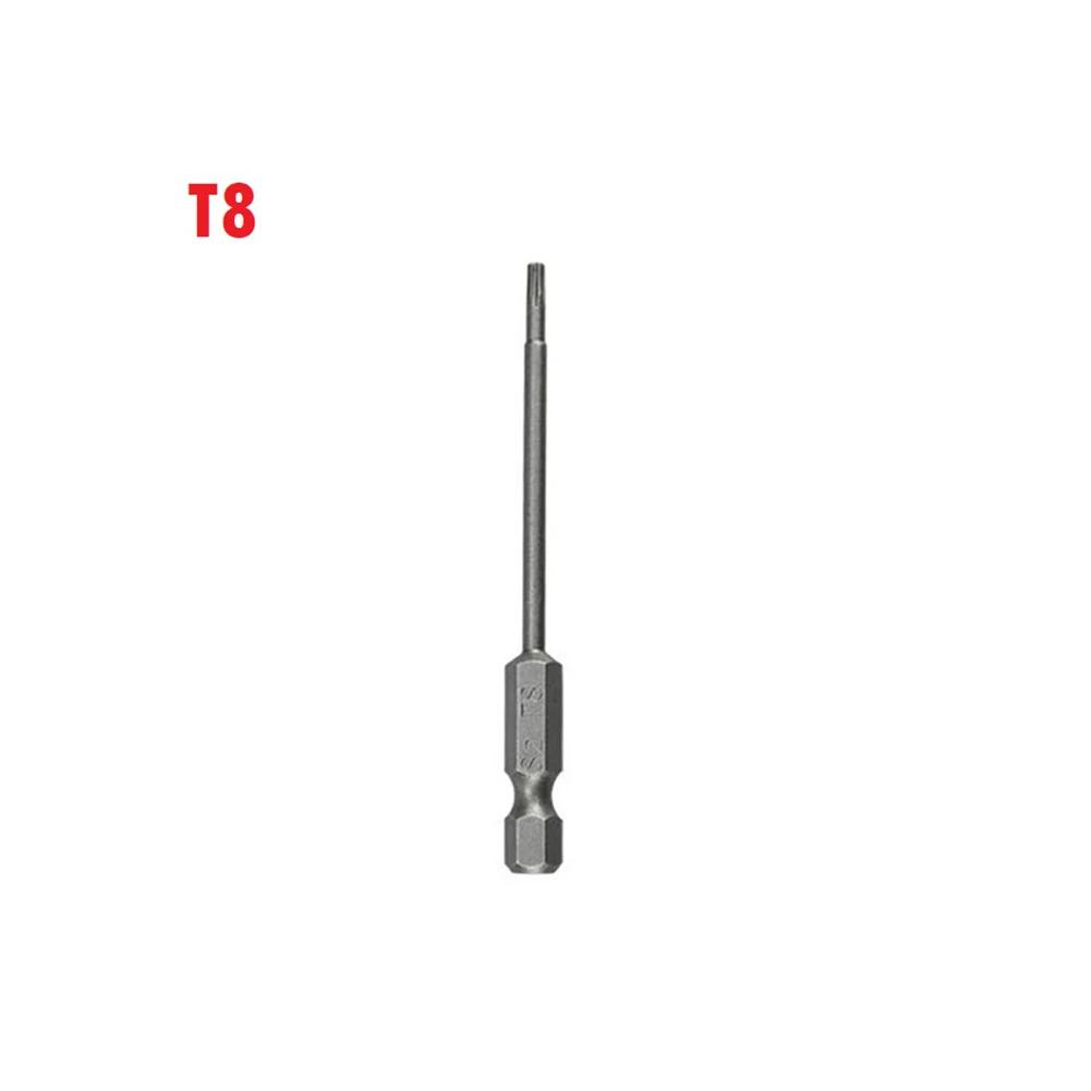 1Pcs Torx Magnetic Screwdriver Bit Security Tamper Proof Star 1/4in Hex Shank Screwdriver T7/T8/T9/T10/T15/T20/T25/T27/T30/T40
