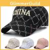 Embroidery Letter China Baseball Cap Breathable Outdoor Sun Protection Gift Hat