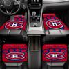 Montreal Canadiens pattern  Black Car Floor Mats Full Coverage All-Season Car Mats, XPE Non-Slip And Wear-Resistant Mats Suitable for SUV Interiors, T