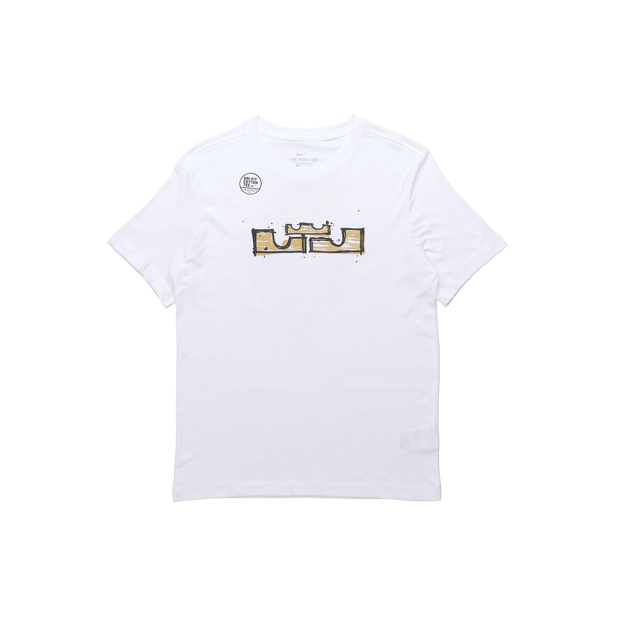 Nike AS Men s NK Dry LBJ SSNL LOGO Tee White DD0784-100 L