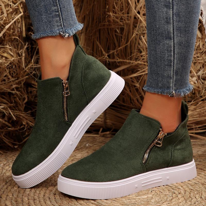 

Fashion 2025 NEW fashion hot selling high-quality Women Hot selling high-quality with temperament Sneaker Flats Casual boot Women 43