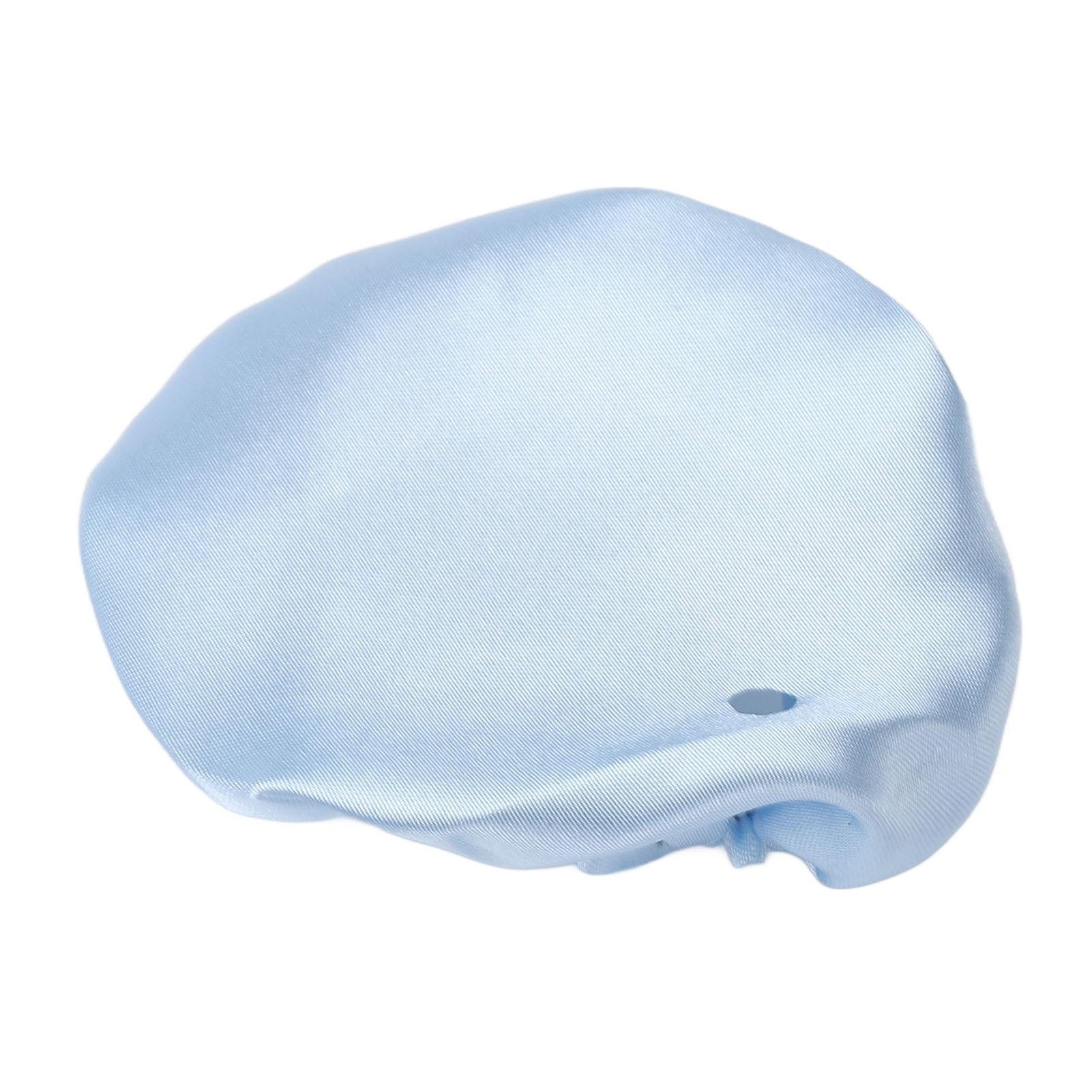 

Сатиновый синий чехол для напитков многоразовый тканевый чехол для чашки с отверстием для соломинки для добавления напитка