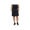 Adidas Womens Letter Stripe Comfortable Straight Casual Long Skirt Women skirts Black FM9254