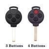 Silicone Car Key Case Cover Shell for Benz Brabus 451 for Benz Smart 450 City Coupe Cabrio Crossblade Fortwo Roadster K Forfour BX5