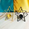 No Deformation Christmas Candlestick Rust-proof Small Metal Candle Holder Exquisite Desktop Candlestick Ornaments