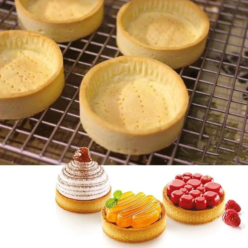 Cake Ring Cake Molds French Dessert Mousse Cake Mold Cakes Baking Cakes Decor Perforated Round Mold Ring Kitchen Baking Tools