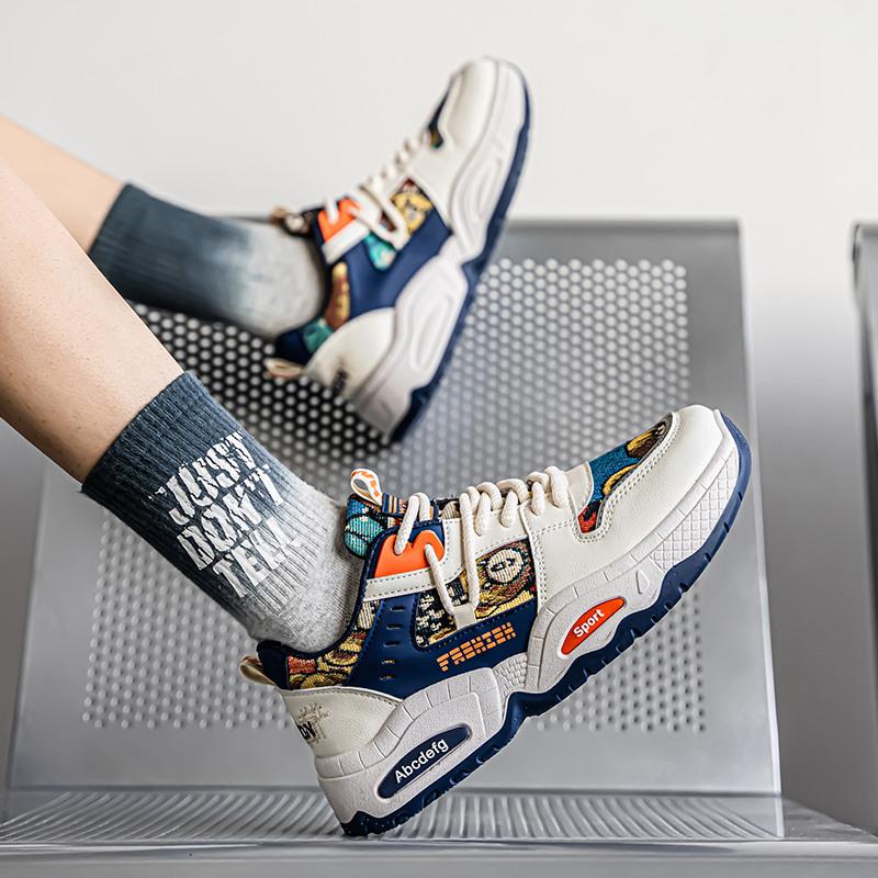 Fashion Designer Men's Shoes Breathable Platform Casual Sneakers For Man 2025 Niche Original Sneakers Men zapatos para hombre