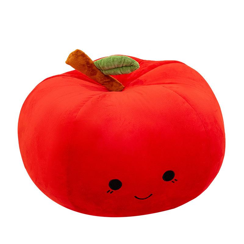 Cartoon Fruit Red Apple Throw Pillow Plush Toy Doll Big Apple Doll Home Pillow Girl Doll