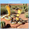 Childrens Realistic Snake Model With Plastic Construction For Educational And Play Use