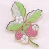 Cute Fruit Plant Strawberry Brooch Badge Pins Accessories Gift