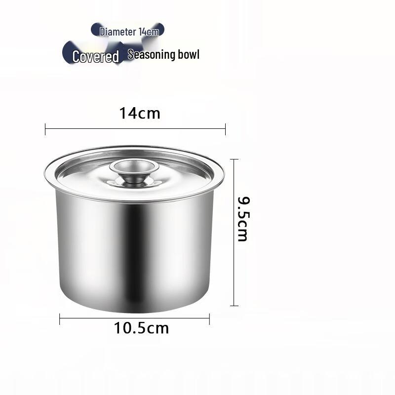 MOLUONA 304 Stainless Steel Kitchen Bowl with Lid