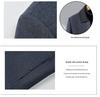 Brand Men's Woolen Baseball Collar Lapel Jacket for Middle-Aged and Elderly - Autumn/Winter Business Lambswool Overcoat
