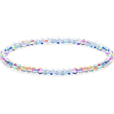 1 Pcs Aurora Crystals Stretch Beaded Bracelets for Women Trendy, Mother's Day Gifts for Her Jewelry