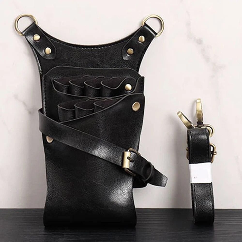 

Профессиональный стилист Многофункциональный набор большой вместимости Мода Личность Ретро стиль Кроссбоди Сумка для груминга питомцев.zwq