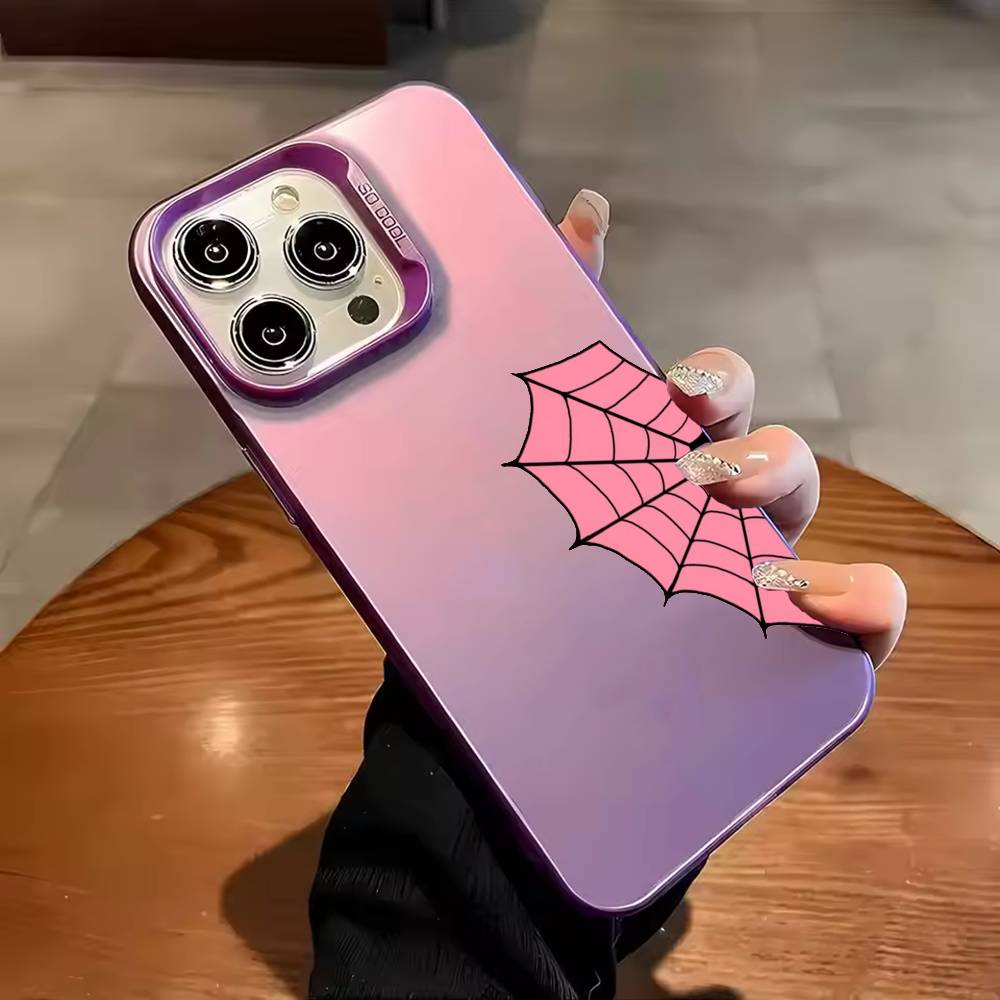 Red and Blue Couple Wallpapers Phone Case For iPhone 17,16,15,14,13,12,11,Pro Max,Plus Candy Silver Cover