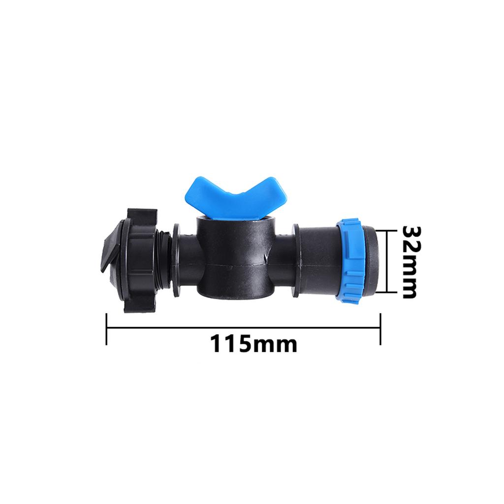 20/25/28/32/40/50/63mm Drip Irrigation Bypass Valve Plug-in Valve Barbed Switch Valve Drip Pipe Parts Irrigation Water Pipe Join