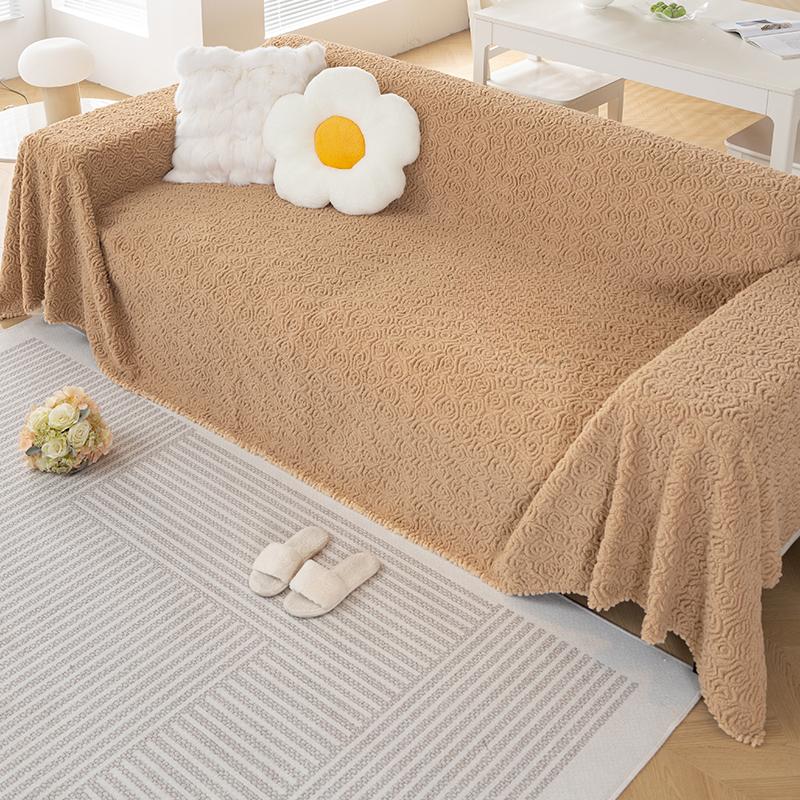Autumn and Winter Sofa Cover Cloth High-end Winter Plush Sofa Towel All-inclusive Universal Sofa Cover Dust-proof Sofa Cover Blanket