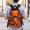 Uzumaki Gaara Kurama Shukaku Backpack  Men Polyester Travel Backpacks Large Streetwear School Bags Rucksack