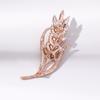 Sophisticated Wheat Ear Brooch for Women – Elegant Large Pin Accessory