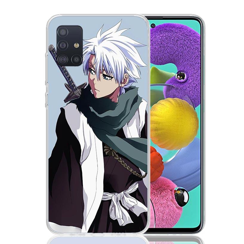 Hitsugaya Toushirou Bleach Phone Case For Samsung Galaxy A52 A32 A22 A12 A02S A50S A30S A51 A31 AA71 Note 20 Ultra 10 S10 Plus G