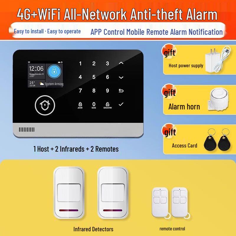 Deer Color Wireless Anti-Theft Home Security Alarm System